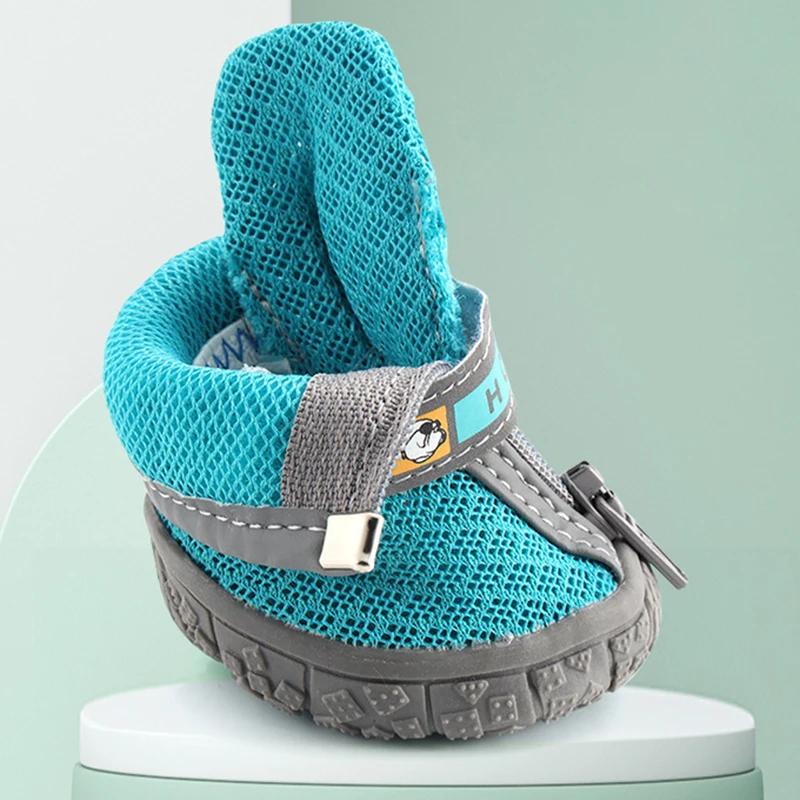 Chaussures pour chien semelles antidérapantes épais en peluche Protection patte chaussures pour anim