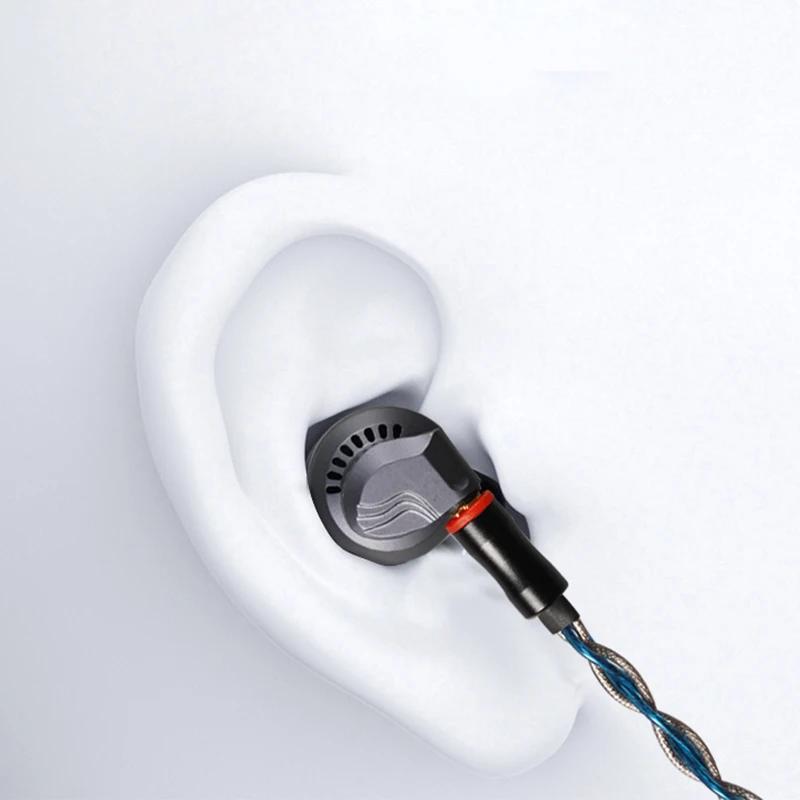 Yincrow RW-3000 phare HIFI casque IEM 15mm unité d'entraînement dynamique métal musique en cours d'e