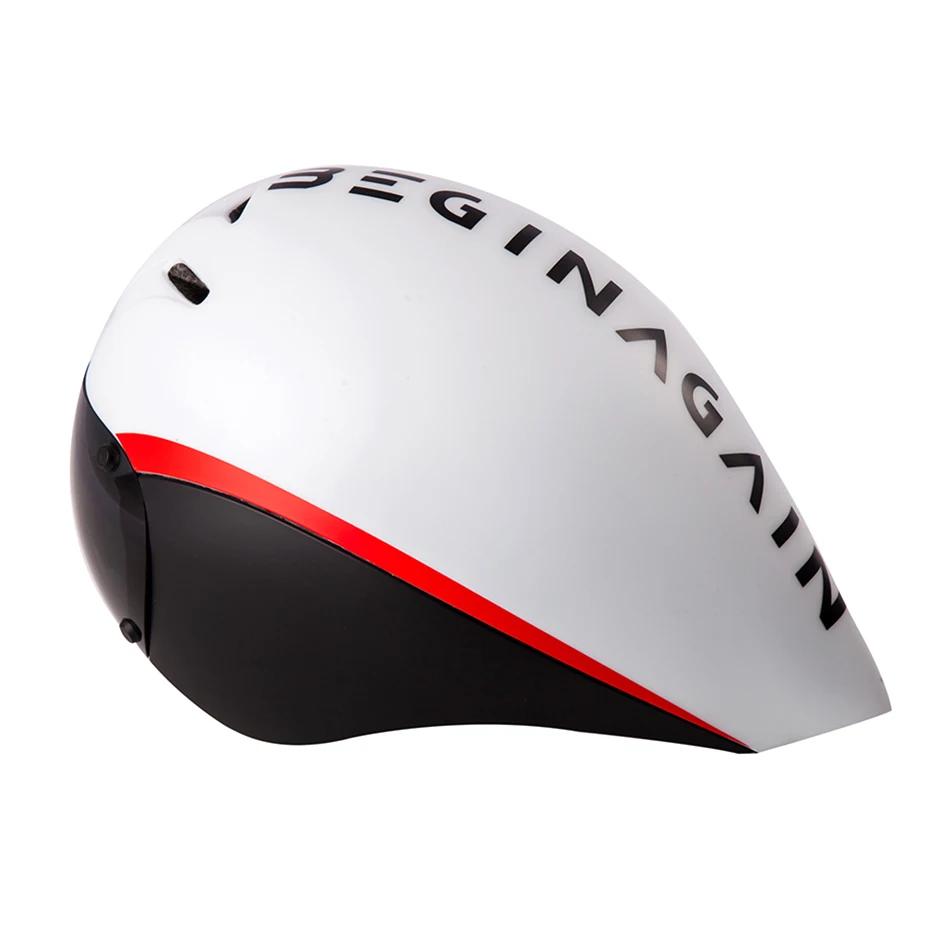 Aero Goggles casque de vélo TT Triathlon casques de vélo de route casque d'équitation de course auto