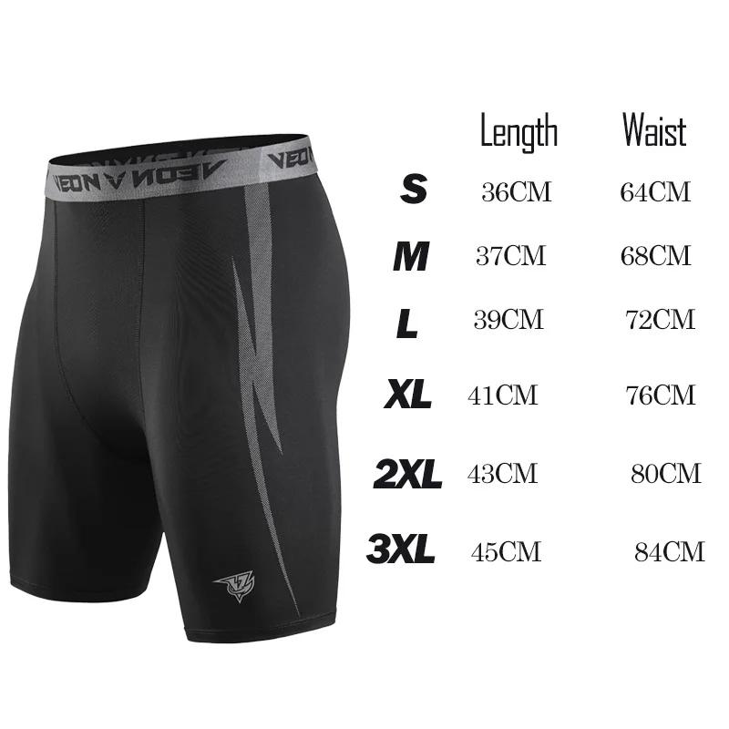 Veidoorn short de Compression sous-vêtements pour hommes Spandex course entraînement athlétique Legg