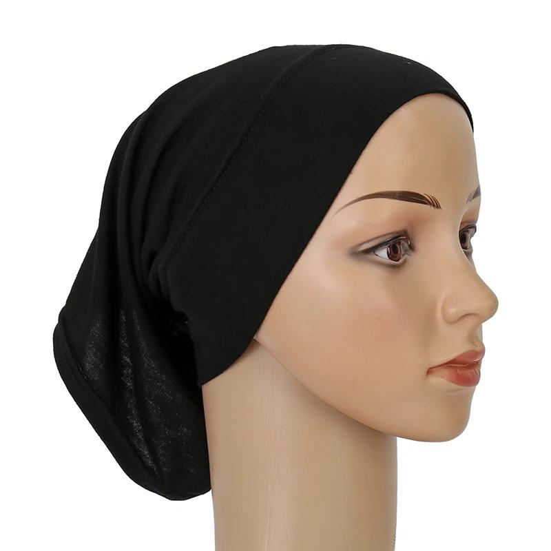 Coton Modal intérieur Hijab sous-capuchon musulman Turban Islam sous-écharpe Hijab Bonnet doux exten
