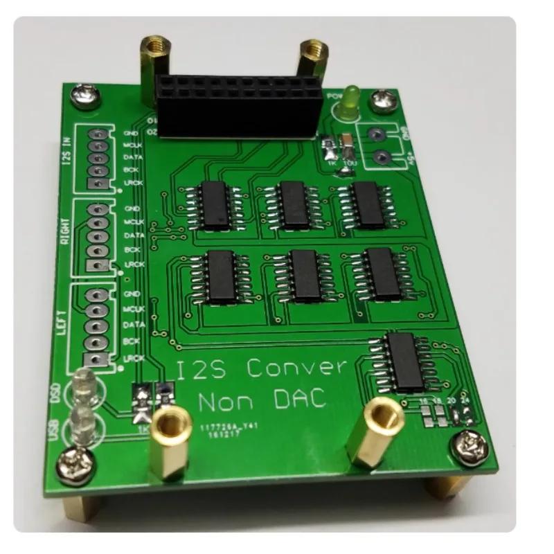 Nvarcher-Radiateur NOS au format I2S, décodeur, carte de changement de vitesse, conversion de donnée