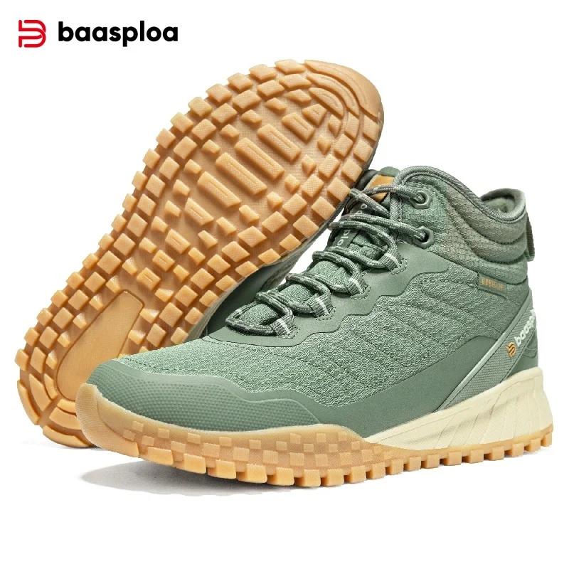 Bottes d'hiver femme Baasploa - Chaussures imperméables fourrure chaude - Bottes neige mode