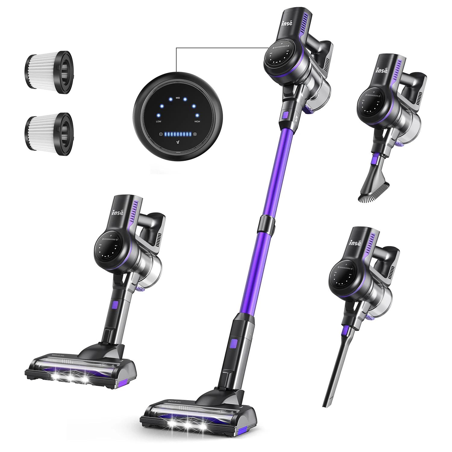 INSE-Aspirateur sans fil S7P, autonomie jusqu'à 45 services, aspirateur balai 6 en 1 pour parquet, p