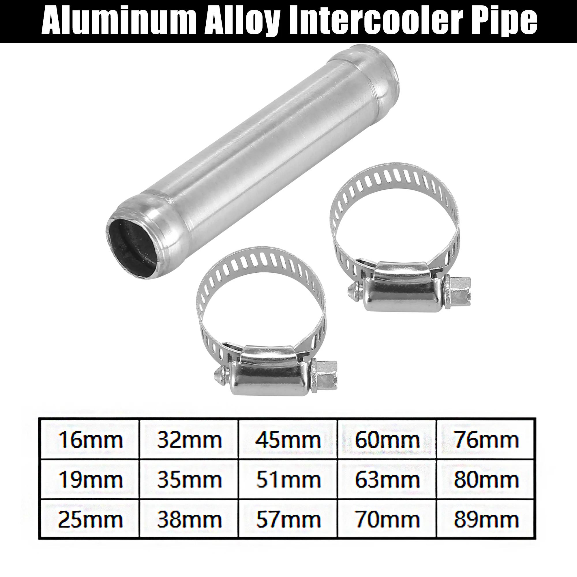 X Autohaux – jeu de tuyaux universels en alliage d'aluminium, avec 2 colliers de serrage, diamètre e