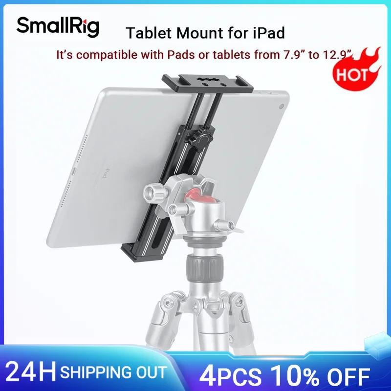 SmallRig-Support pour trépied iPad, adaptateur avec plaque pour Acra Swiss Standard, pour iPad Mini 