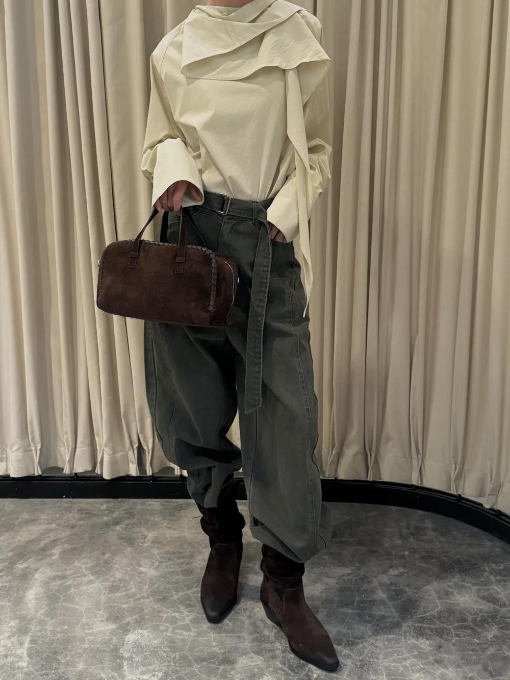 Sac fourre-tout en cuir véritable pour femmes, sac à main en daim pour les déplacements, le Shopping