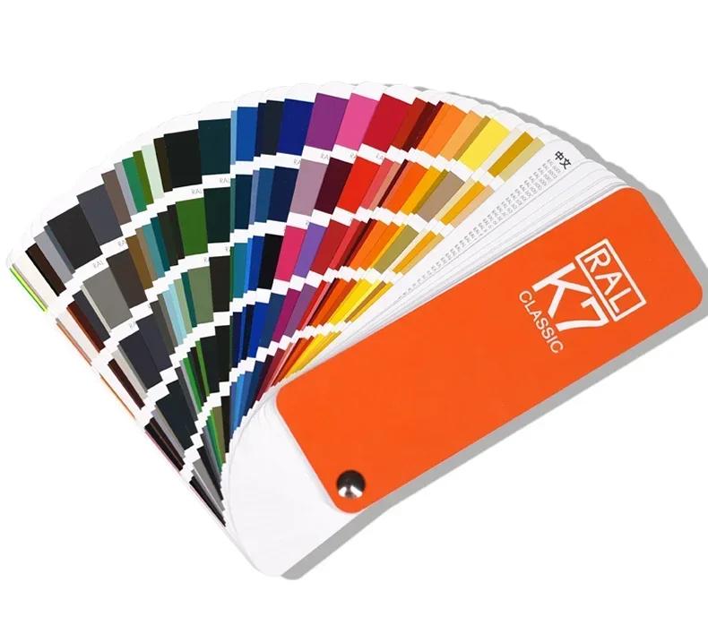 Carte de couleurs RAL originale allemande, standard international, nuancier Ral K7 pour peinture, 21