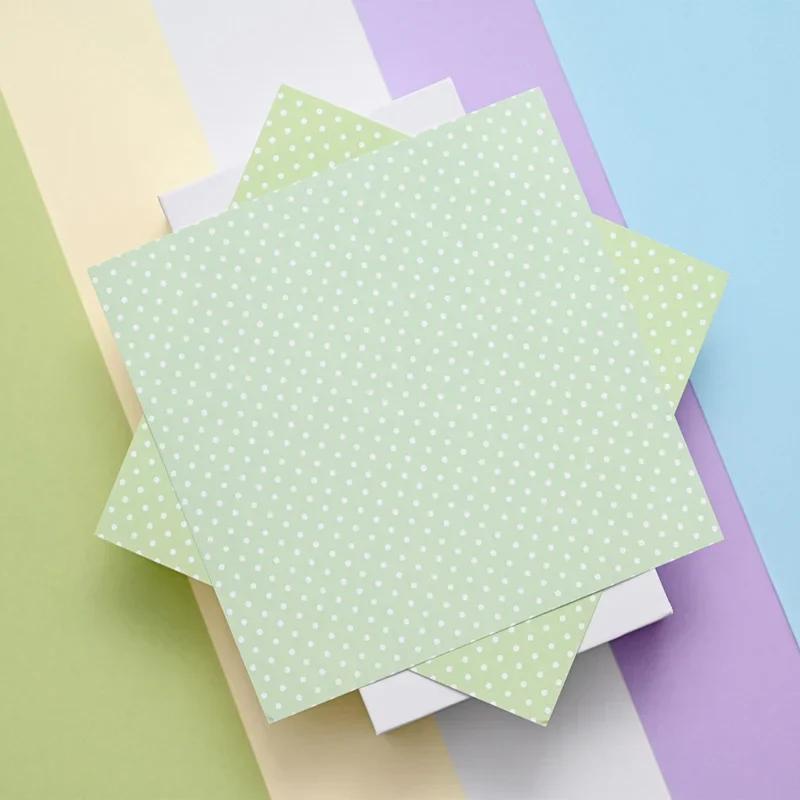 Lot de 12 feuilles de papier artisanal à motif de grille de points 6"X 6" pour fonds d'art, fabricat