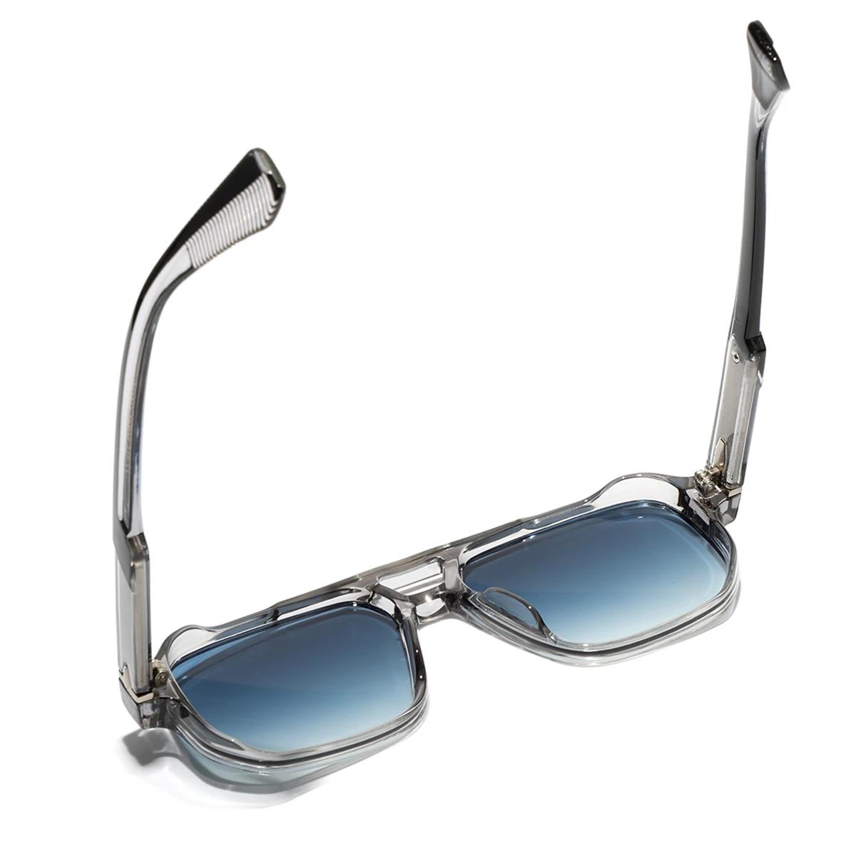 Lunettes de soleil rétro 2026 à monture transparente pour hommes et femmes, marque de luxe, protecti