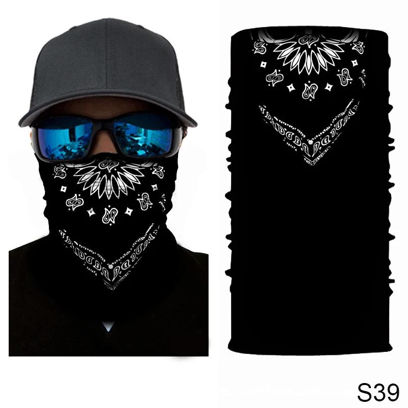 Mode cyclisme masque facial écharpe d'équitation respirant sans couture cache-cou femmes Bandana cha