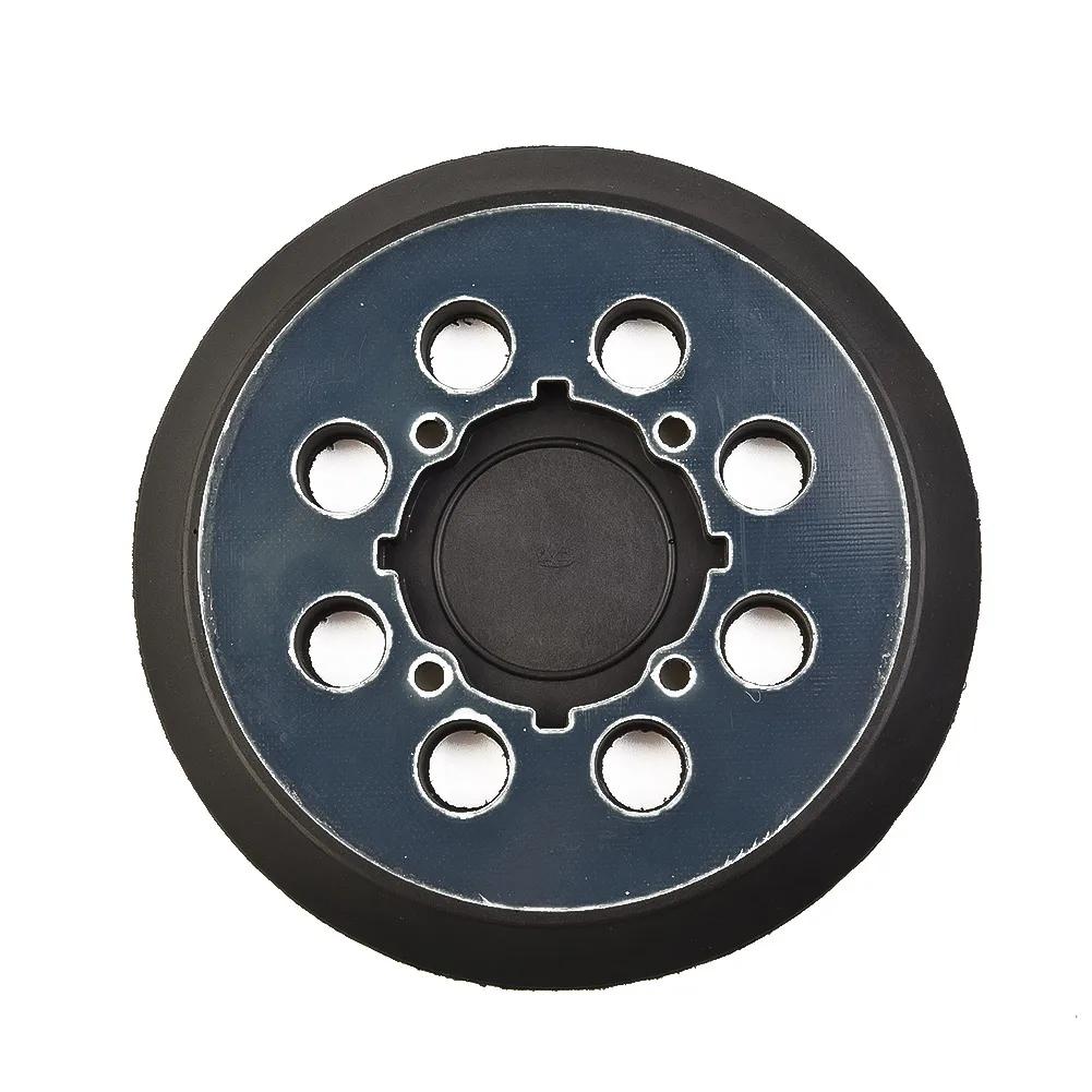 Disque de ponçage de 5 pouces, 125mm, tampon de support, roue Abrasive à crochet et boucle à 8 trous