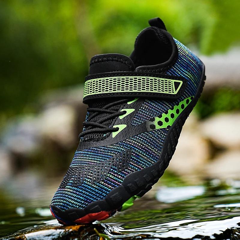 Chaussures d'eau pour enfants chaussures d'eau pieds nus de plage à séchage rapide sandales de natat