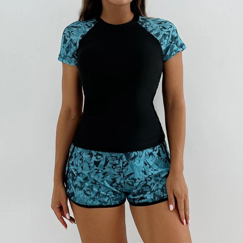 Ensemble maillot de bain Tankini femme imprimé séparé sport plage piscine 2026