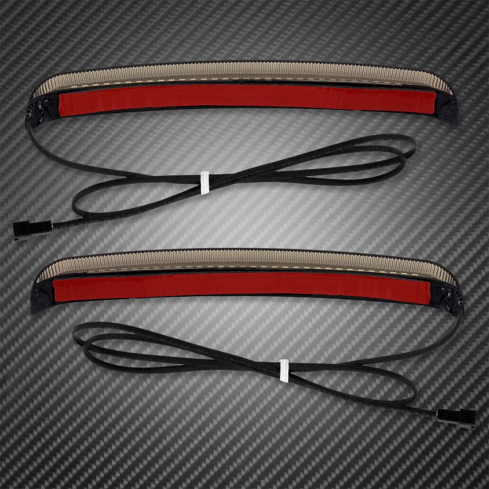 Sacoche de moto fumée à LED, frein fluide, clignotant, lumière d'appoint pour Harley Touring, 2014-2