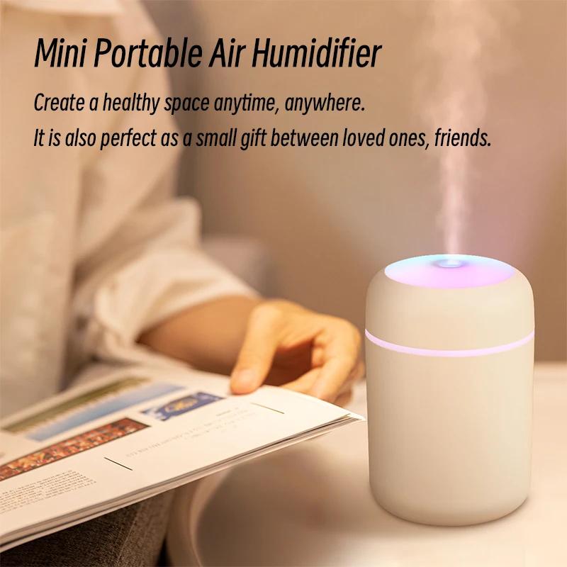Humidificateur d'air H2O Portable, Mini diffuseur d'arôme USB avec brume fraîche pour chambre à couc