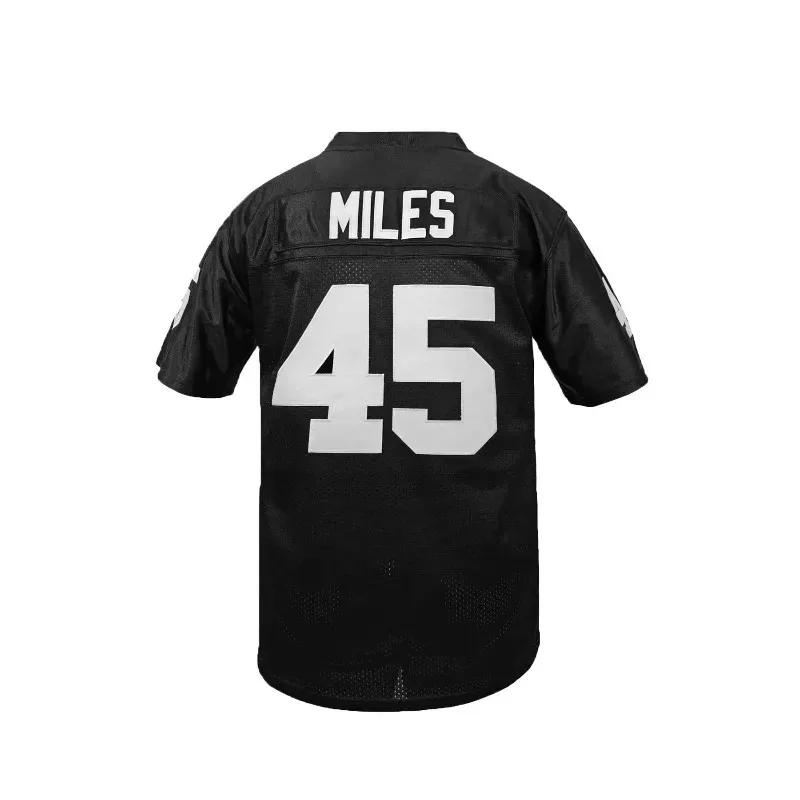 Maillot Boobie Miles, maillot de football brodé 45 Permian Friday Night Lights blanc noir S-3XL mail