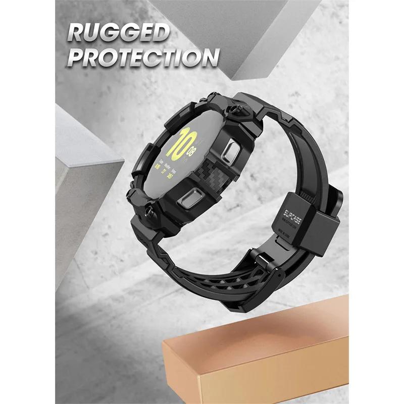 Boîtier de montre pour Galaxy Watch 6/5/4 [44 mm] SUPCASE UB Pro Housse de protection robuste avec b