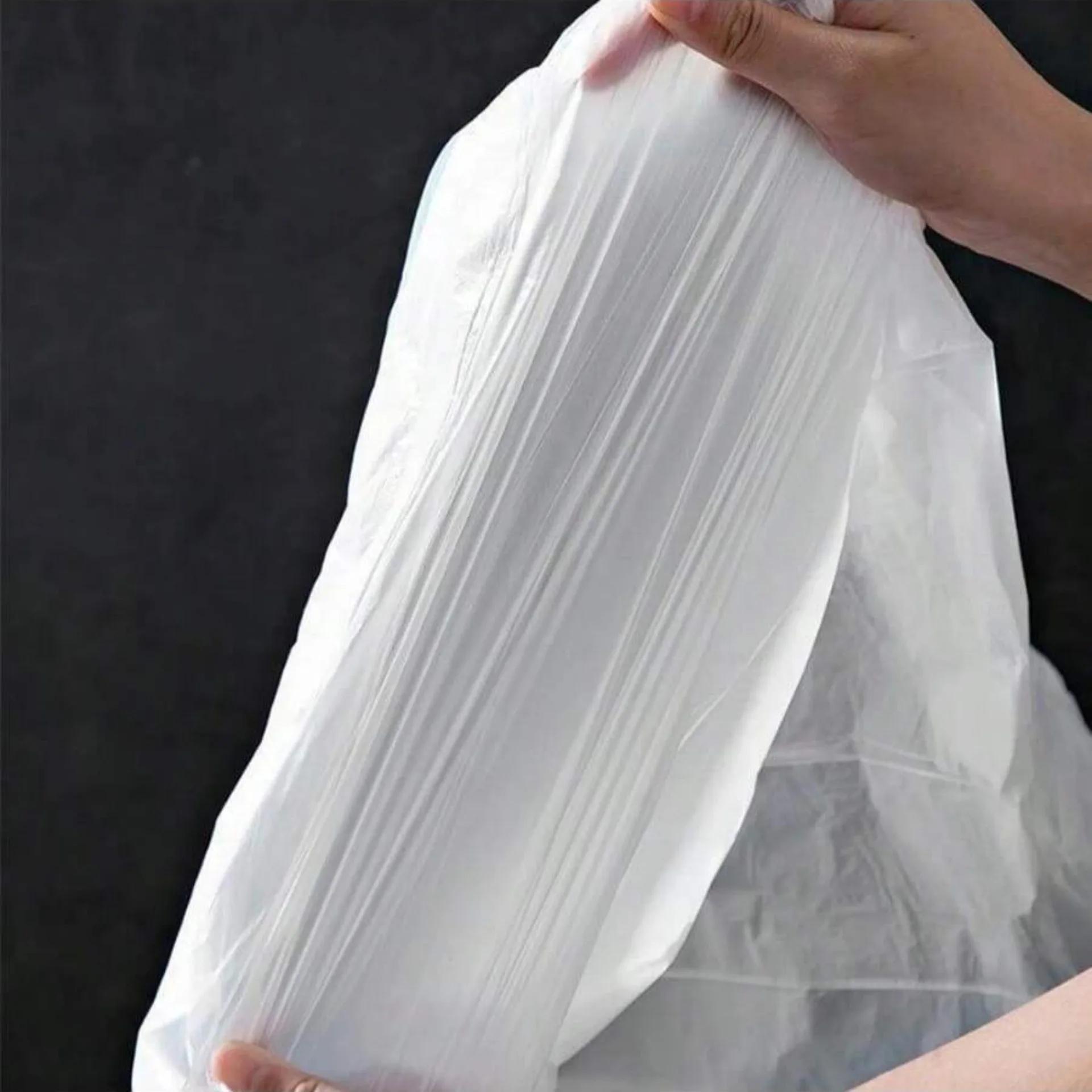 Sacs poubelles parfumés à cordon 45x50cm – Grands sacs poubelles parfumés épais avec poignées, 4 par