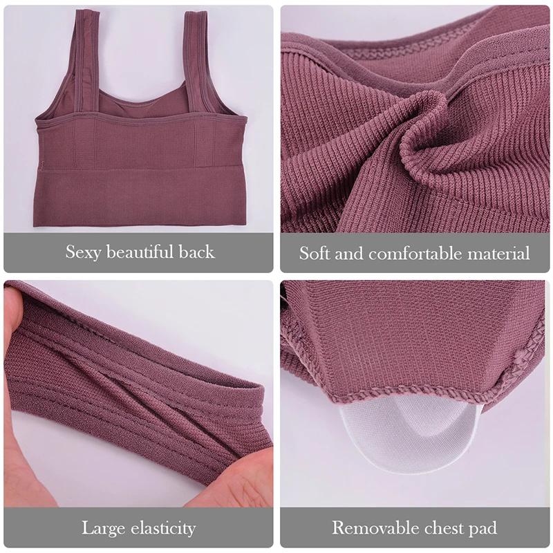 Soutien-gorge de sport respirant pour femme, haut de fitness anti-transpiration, soutien-gorge de yo