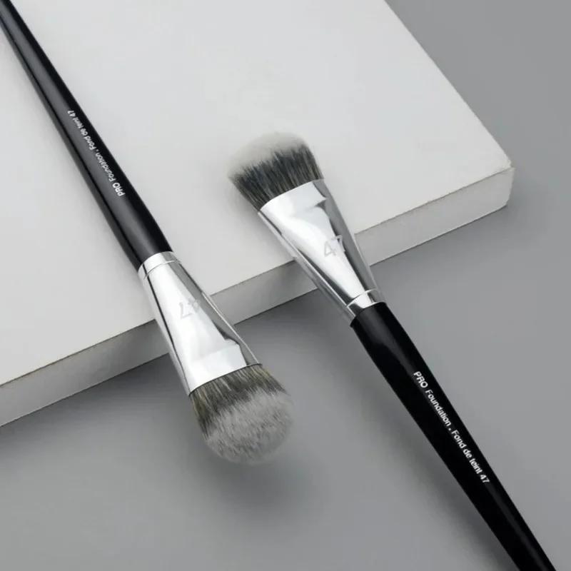Brosse de fond de teint professionnelle, 47 têtes de balai, fond de teint liquide, pinceaux de répar