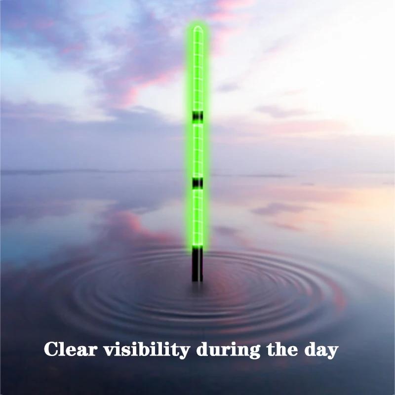 Nouveau flotteur de pêche électronique court avec LED lumineuse détection de gravité changement de c