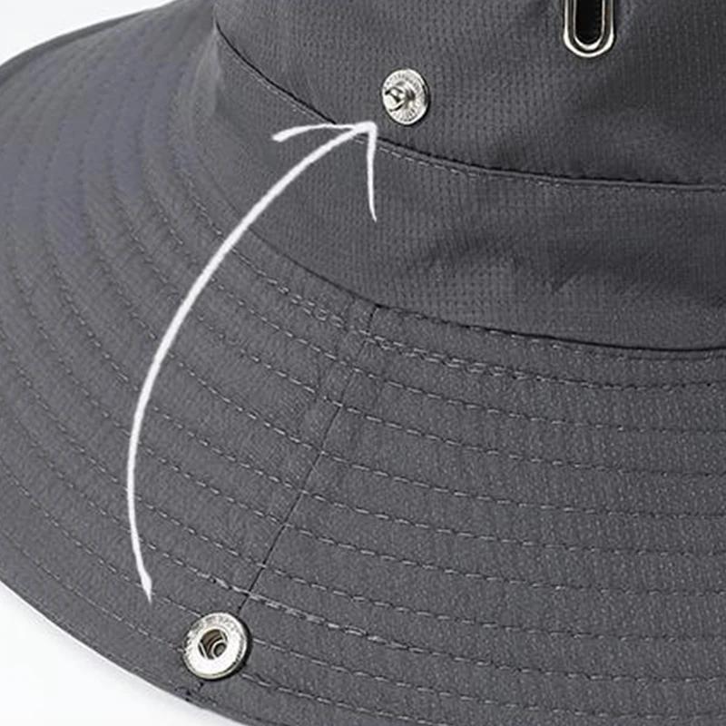 Nouveau chapeau de pêcheur à la mode et polyvalent, protection solaire, chapeau d'alpinisme réglable