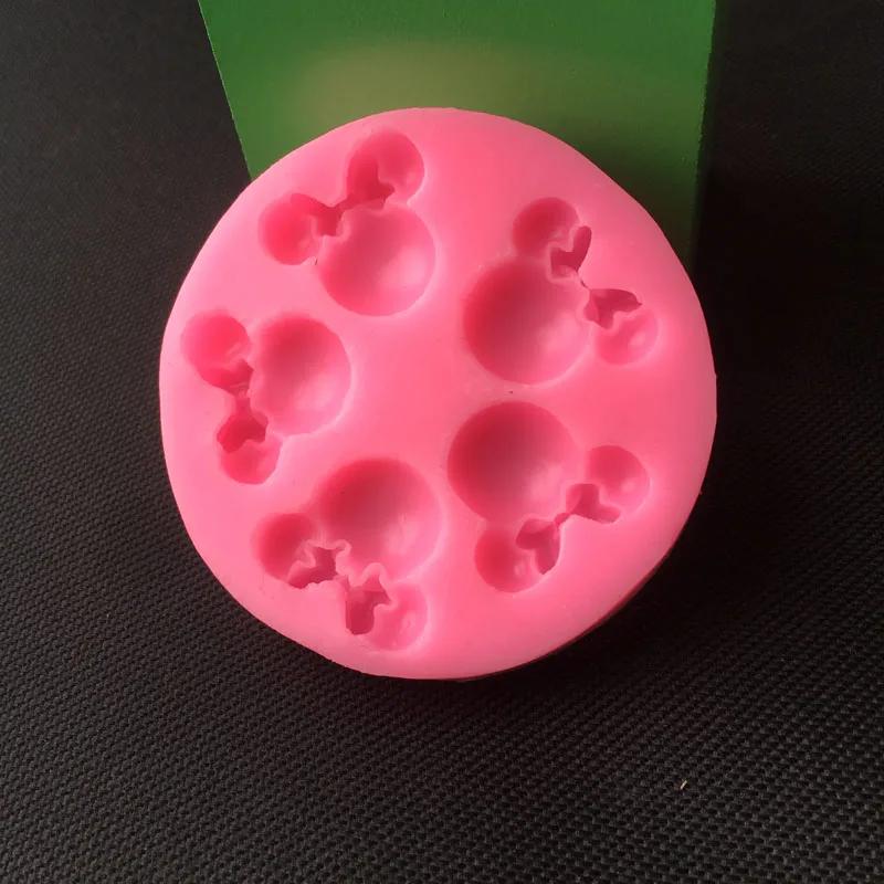 Arc nœud papillon souris Silicone Sugarcraft résine outils Cupcake Fondant gâteau décoration outils