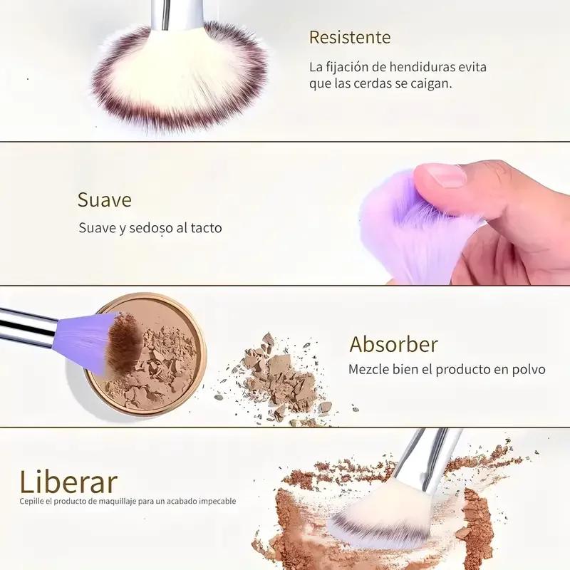 Ensemble de pinceaux de maquillage, 13 pièces, fard à paupières, fond de teint, surligneur, correcte