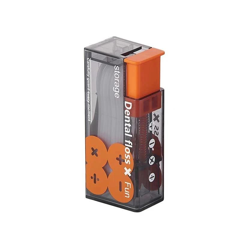 Distributeur de fil dentaire portable, organisateur automatique, éjectable, soins bucco-dentaires, b