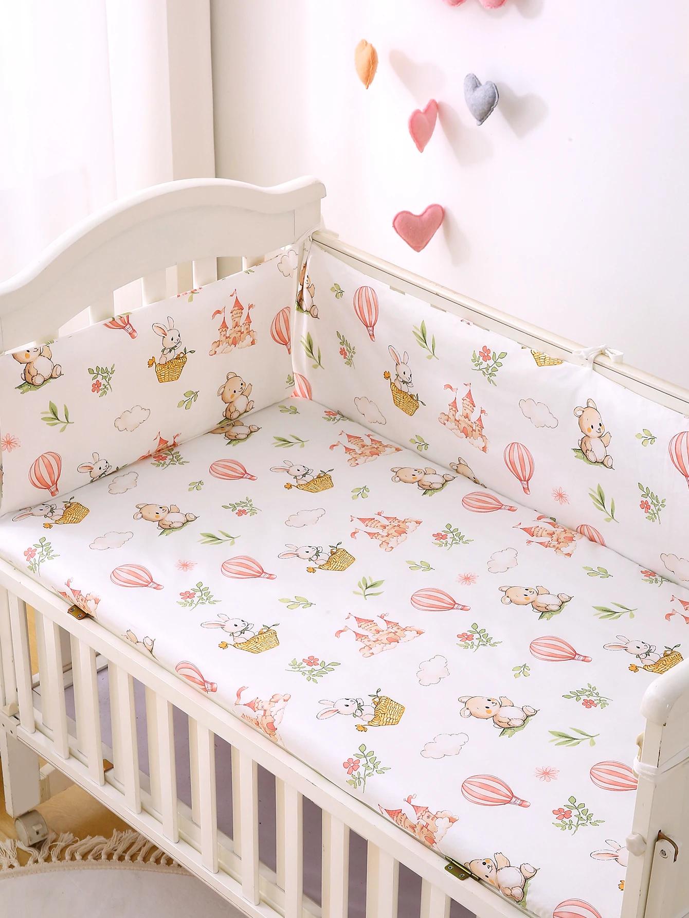 Rail de protection pour berceau de bébé, rembourrage doux, doublure de pare-chocs pour berceau de bé