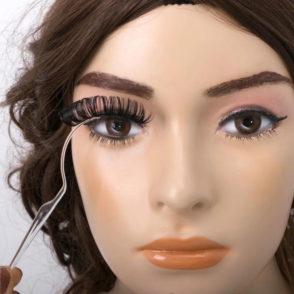 Yiernu personnalisé testeur de cils bâton fantaisie présentoir de cils avec 12 bâtons de Test de cil