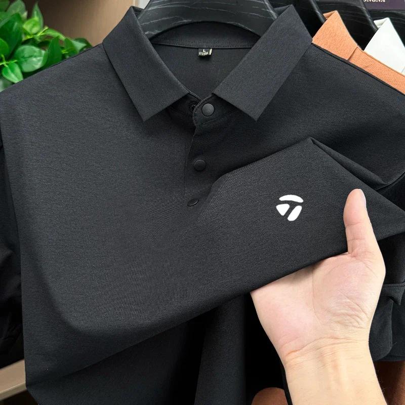 Polo homme tendance à manches courtes, imprimé de marque de golf, nouvelle collection été 2026, en s