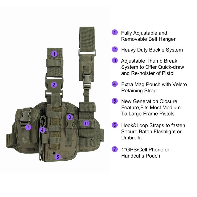 DulLeg-Étui multifonction pour odorCamSolomon, sac d'extérieur, housse de protection, poche pour tél