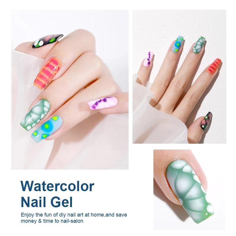 AS Tpo gratuit clair floraison Gel vernis 15ml UV LED tremper vernis à ongles pour effet d'épandage 