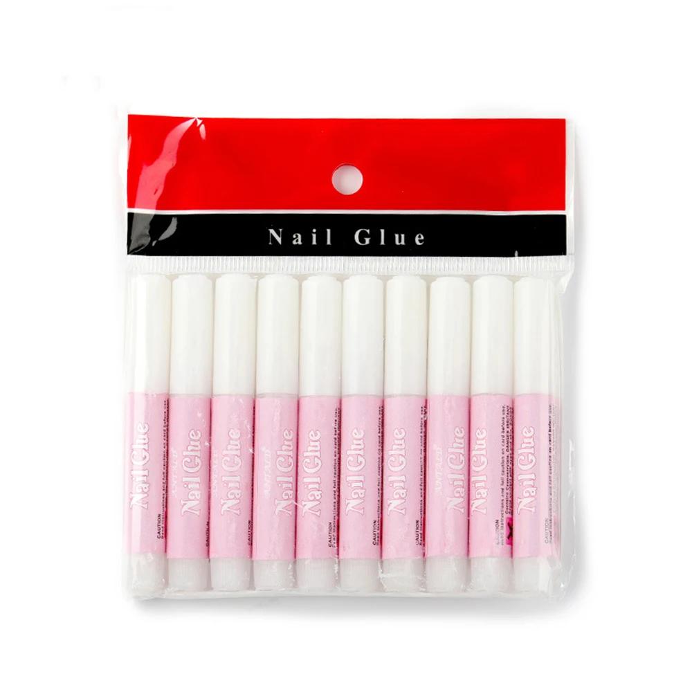 Colle acrylique pour faux ongles, 2g, séchage rapide, pâte Gel collant, décorations de bijoux, colle