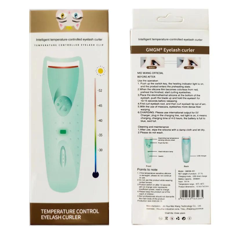 Recourbe-cils chauffant électrique pour femmes, maquillage longue durée, permanente, Clip, outil aut