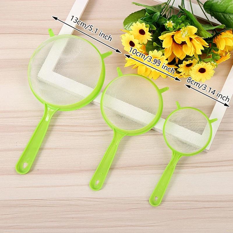 Passoire en plastique à maille fine pour jus, thé, farine, tamis, outils de cuisson spectaculaire, a