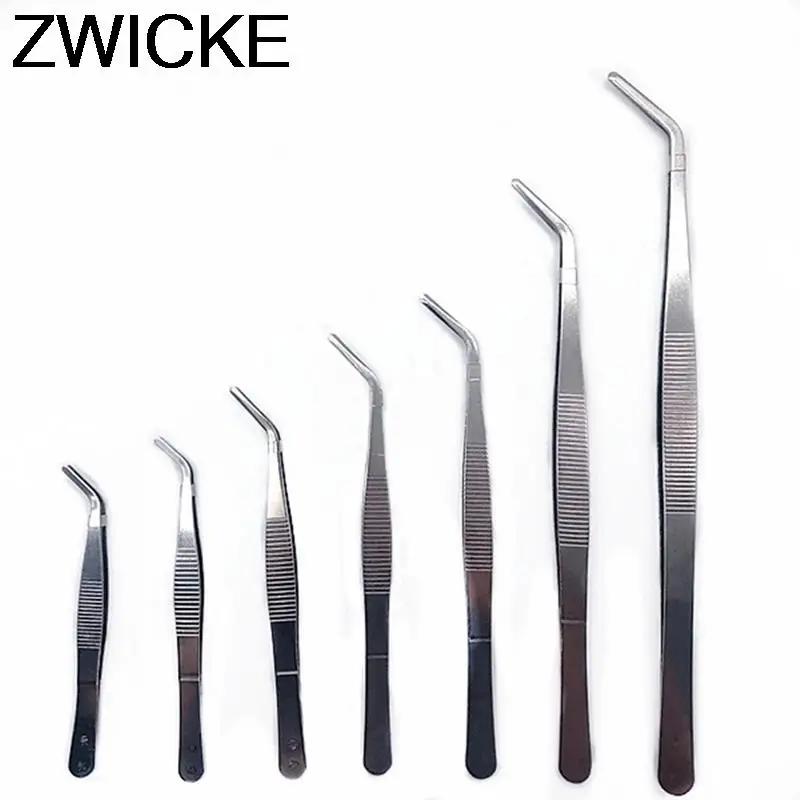 Pincettes médicales anti-avertissement en acier inoxydable 430, pinces longues et droites, 12.5cm-30
