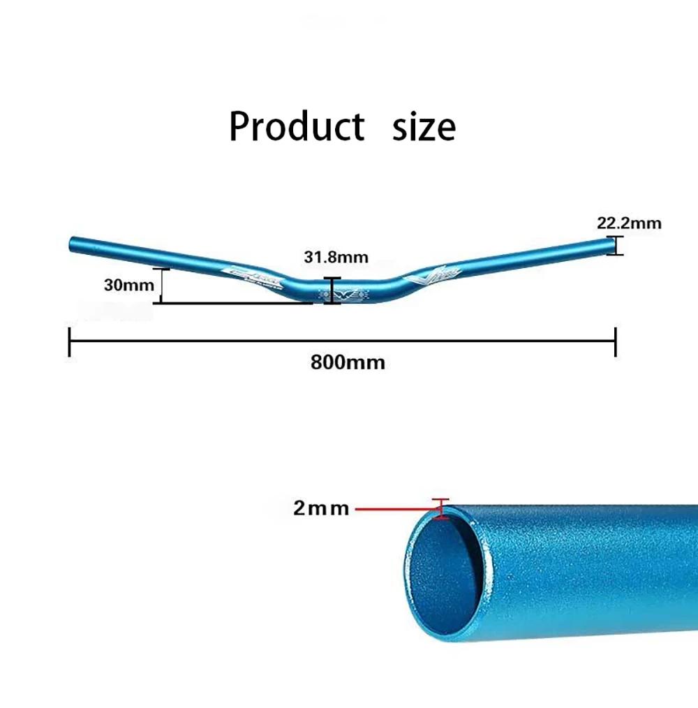 Guidon de vélo en forme d'hirondelle, 31.8x800/780/720MM, guidon de descente tout-terrain XC/AM, piè