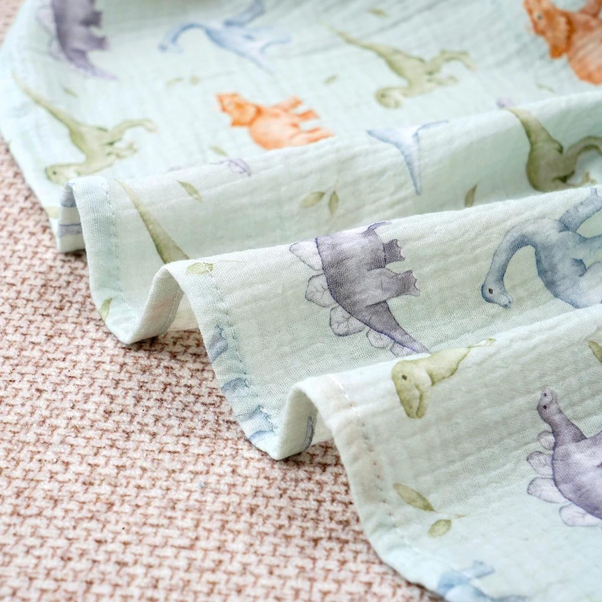 Kangobaby # Ma vie douce #   Couverture en mousseline 100% coton pour bébé, serviette de bain pour b