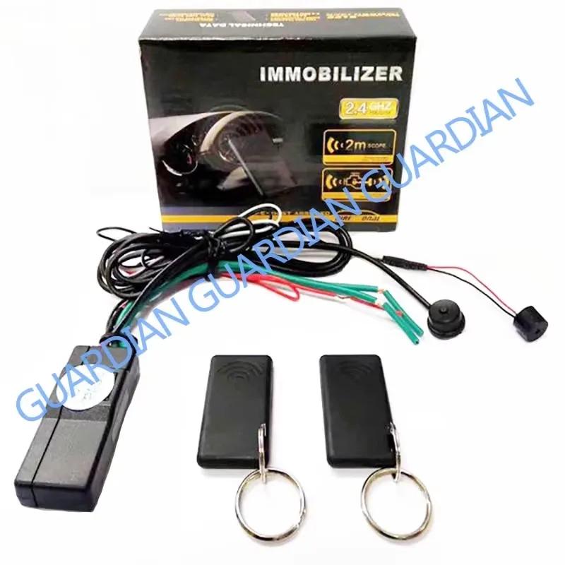 Système d'alarme de voiture à verrouillage automatique du moteur sans fil, antidémarrage RFID, dispo