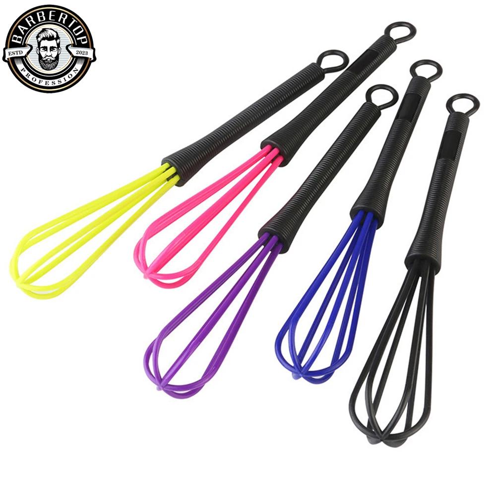 Crème de coiffure en plastique, mélange de couleurs de cheveux, tige d'agitateur, brosse de teinture
