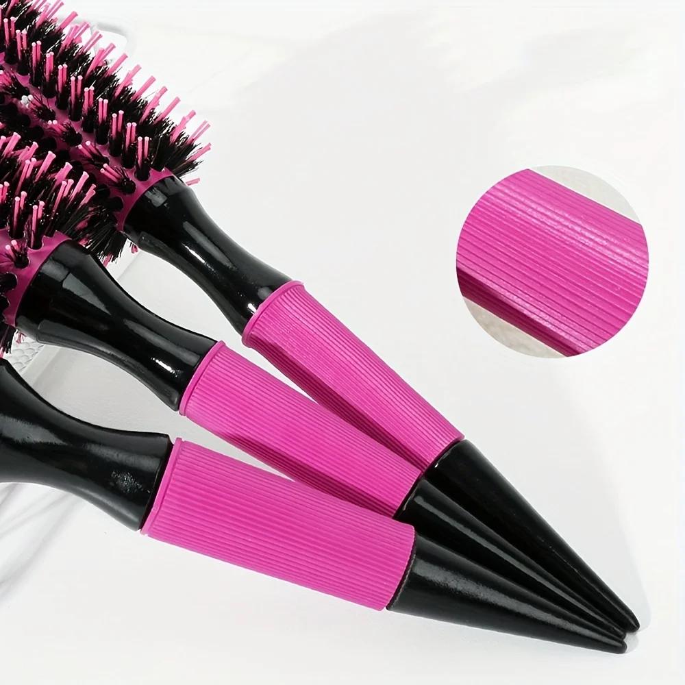 6 pièces/rose tube d'aluminium rouleau peigne ensemble boucle intérieure poire chaude, haute tempéra