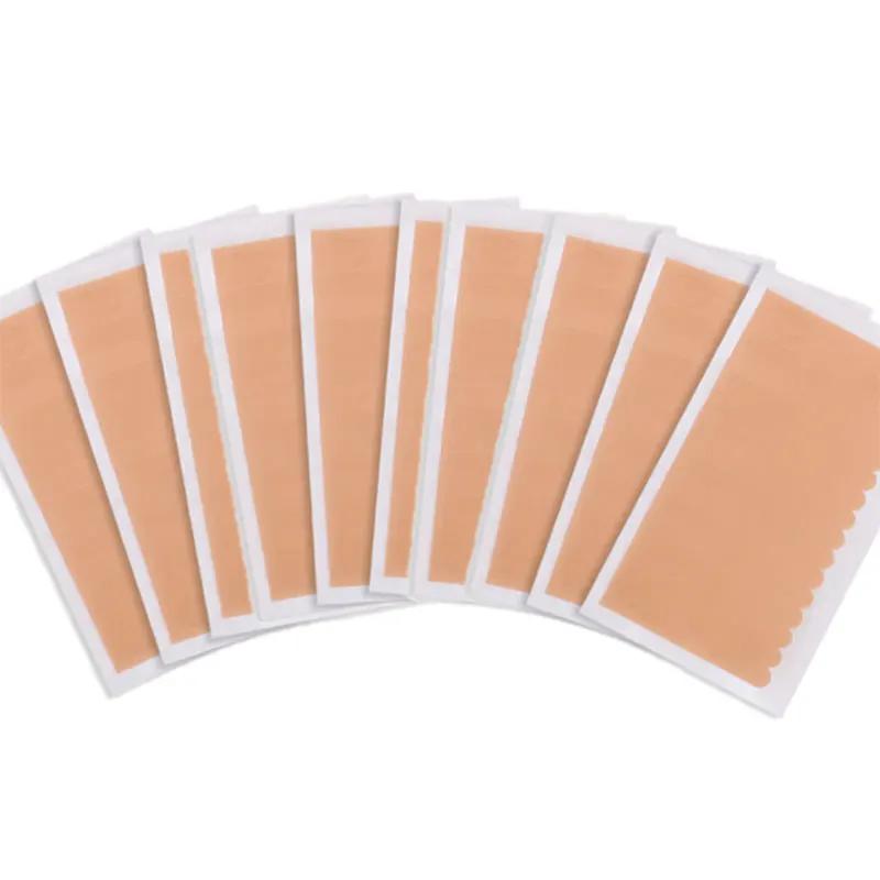 10 feuilles greffées faux cils levage paupière bande Non-tissé sourcil Protection bande Extension de