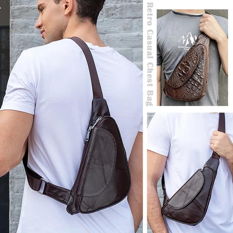 Hest ag ew en cuir véritable, pour l'extérieur, à porter sur l'épaule