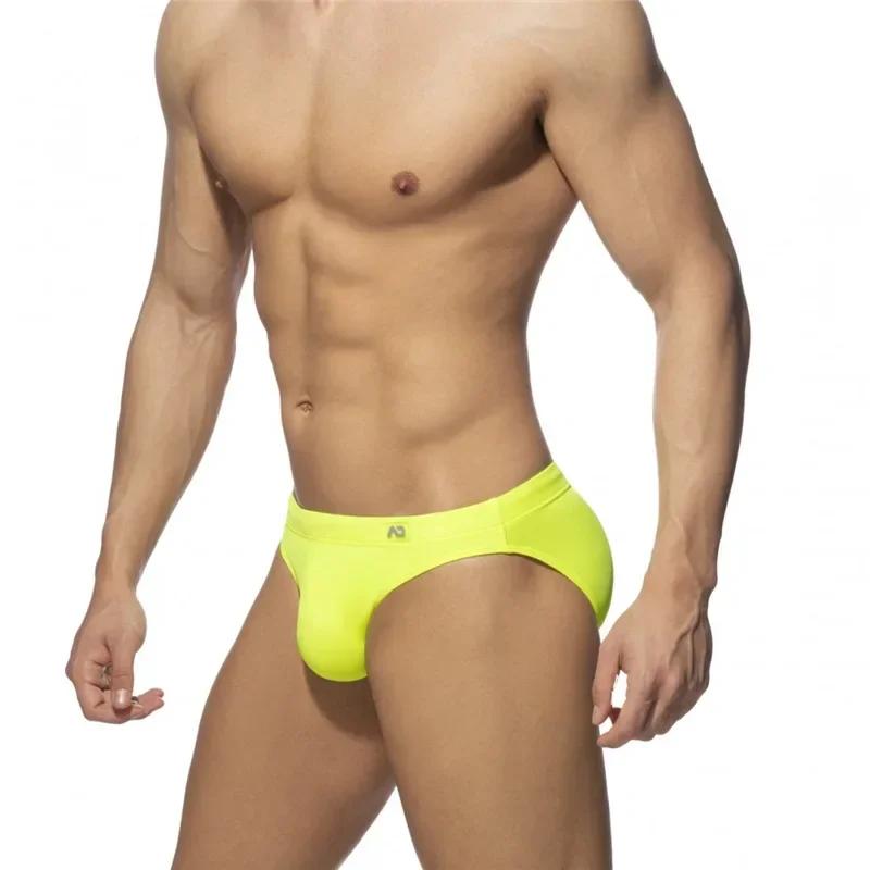 Maillot de bain push-up néon pour hommes - Bikini brésilien sexy pour plage et surf