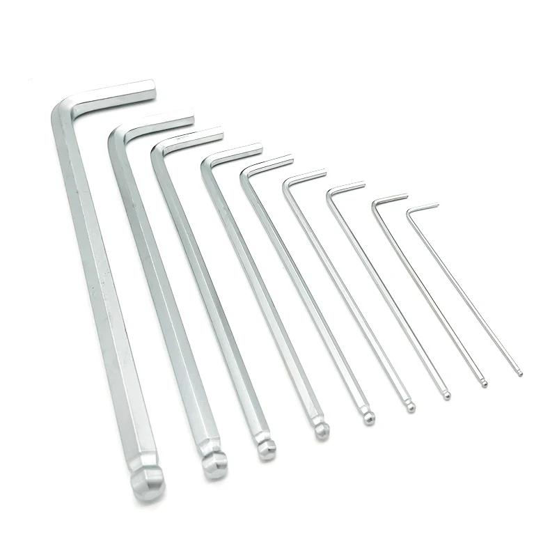La clé Allen professionnelle 1,5 mm 2 mm 2,5 mm 3 mm 4 mm 5 mm 6 mm 8 mm 10 mm est disponible