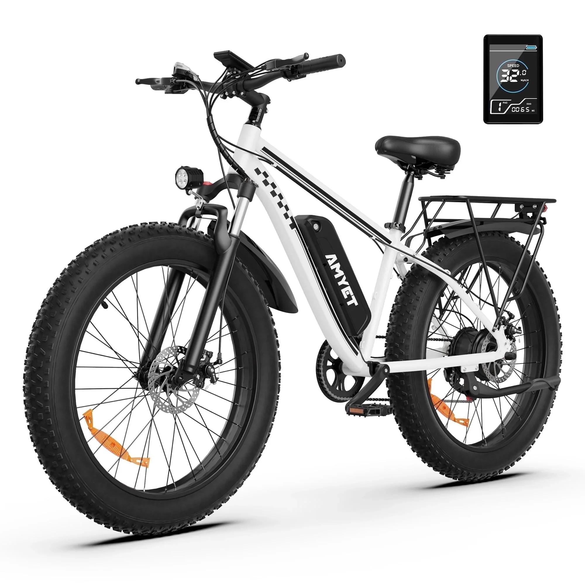 AMYET-Vélo électrique pour adultes, eBike, eBike, Fat opathy, VTT, 1500W, 48V, 15AH, 26 pouces, 31mp
