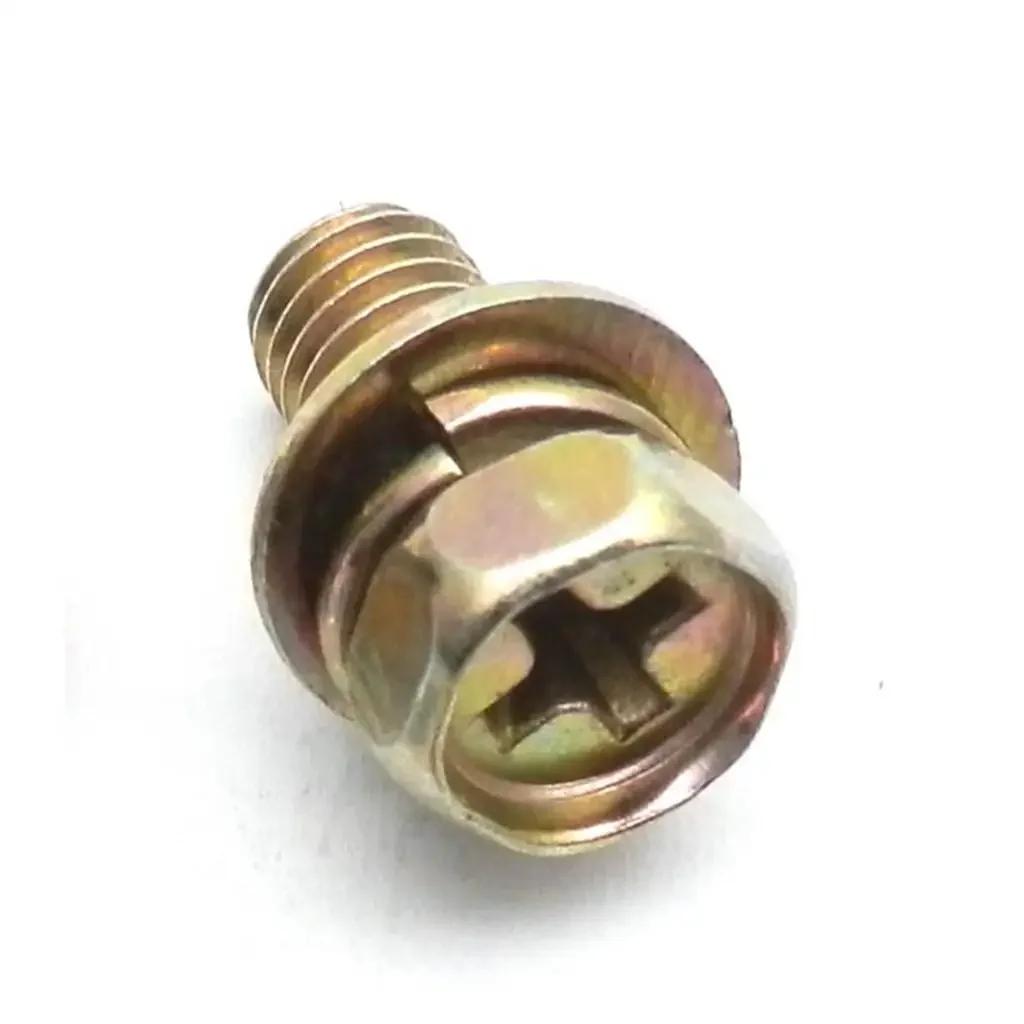 Écrou et vis de 2,2 de borne de batterie de vélo, universel, moto, scooter, RL, D343, M5 x 10mm, M6 